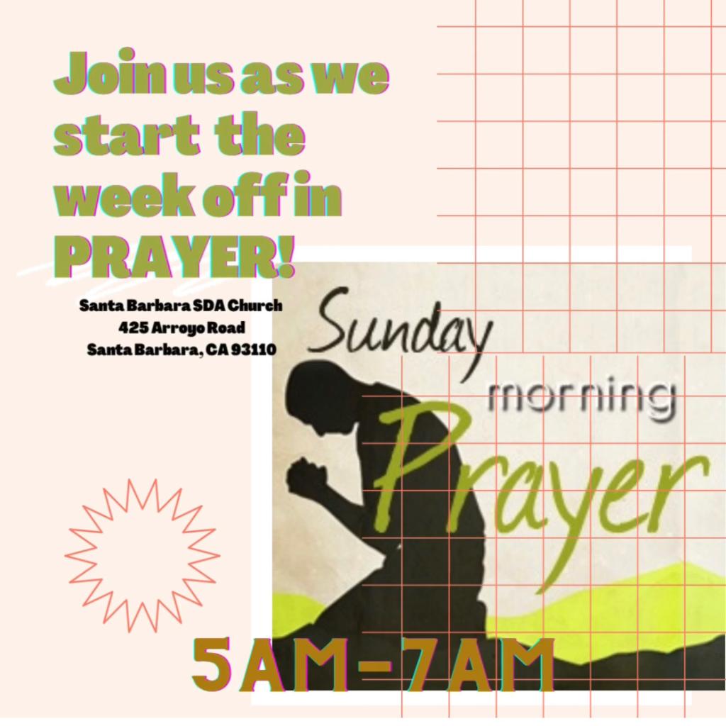 Sunday Morning Season of Prayer